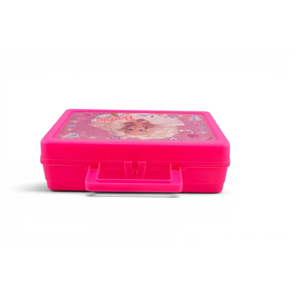 Vintage 1993 Barbie for Girls Hot Pink Plastic Carry Case